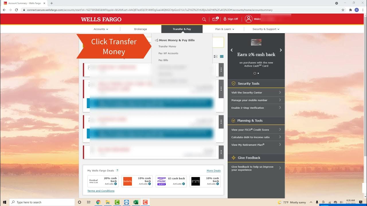 how to delete bill pay wells fargo