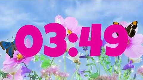 10 Minute Timer With Music FLOWERS | SPRING-CLASSROOM-HAPPY |