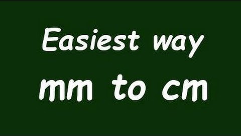✅ Convert Milimeter to Centimeter (mm to cm) - Formula, Example, Convertion Factor