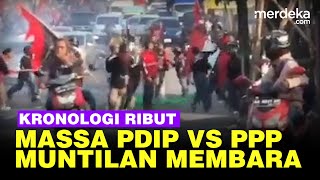 Fakta-Fakta Ribut Simpatisan PDIP Vs PPP di Muntilan, Begini Awal Mulanya