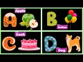 A for Apple,B for Balloon || ABC Phonics Songs || English Alphabets