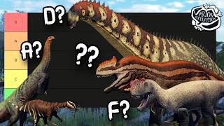 The Jurassic Tierlist (2026) | Prior Extinction