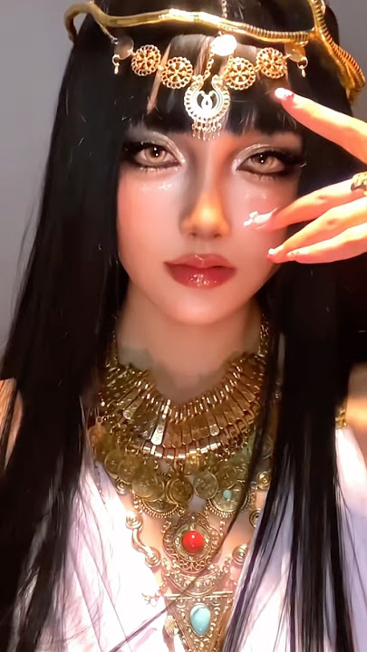 Cleopatra trend makeup ✨| ID：235064398 #makeuptutorial #makeup #tutorial #cleopatra #trending