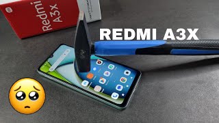 Redmi A3x Screen Scratch & Gorilla Glass 3 Durability Test 🔨🛠️