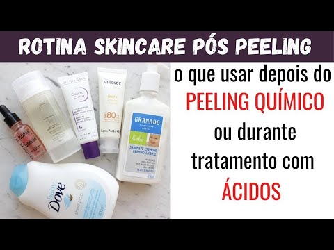 Vídeo: Como tratar sua pele após um peeling químico