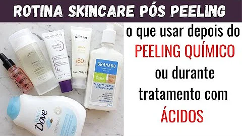 O que é bom para pós peeling?
