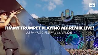 TIMMY TRUMPET Playing my Remix on the ULTRA MUSIC FESTIVAL , Miami 2023