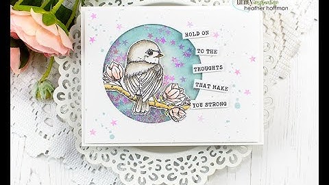 Unity Quick Tip: Shaker Card with Inky Focal Point