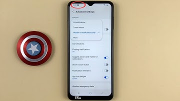 How to change the status bar application notification style on Samsung A04s Android 13