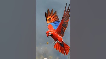 The parrot made a nest on the railway track and laid lots of eggs 😭 #ai #parrot #shorts