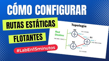 Cómo configurar rutas estáticas flotantes