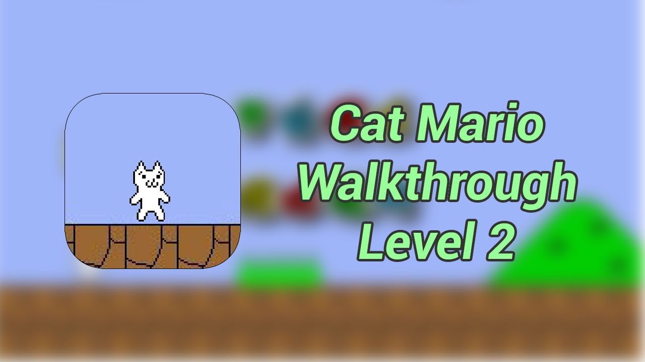 How To Beat Cat Mario Level 2! 