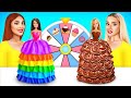Rich vs Poor Cake Decorating Challenge | Expensive VS Cheap Chocolate by RATATA POWER