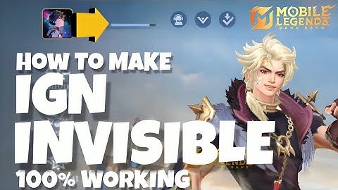 EASY AND SIMPLE ✅  INVISIBLE IGN / NAME 2025 ✅ #mobilelegends #mlbb