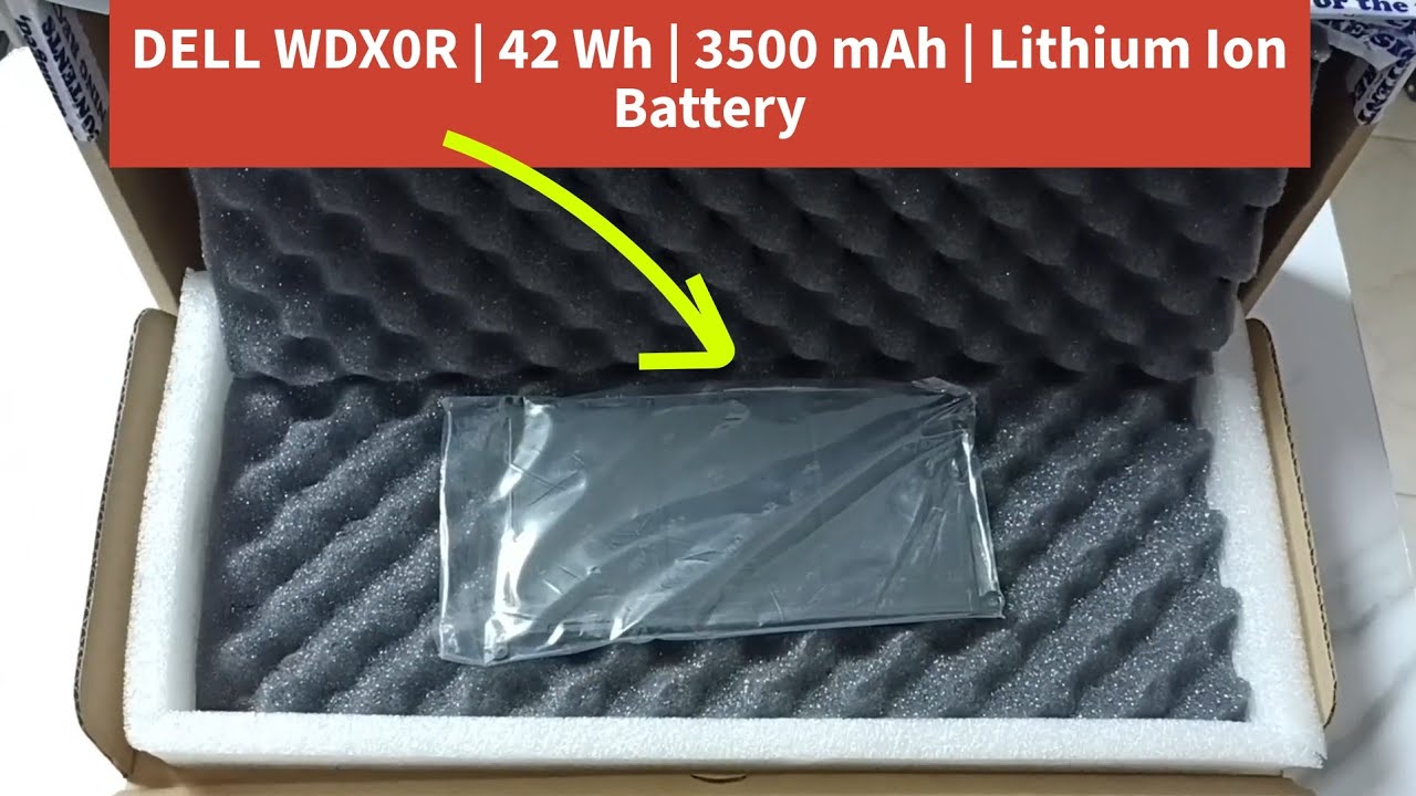 Dell Wdx0r Original Replacement Battery – 42wh (For Inspiron Latitud