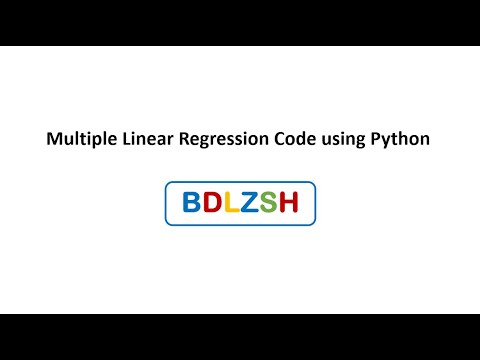 Multiple Linear Regression Python Code | 3 Kode Linear Regresi Berganda ...
