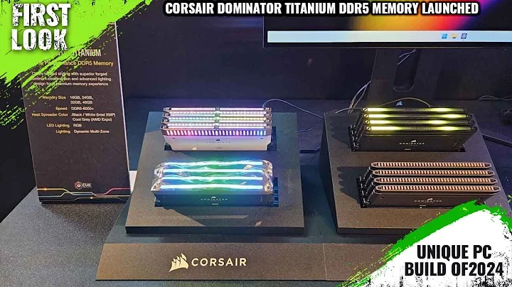 CORSAIR DOMINATOR Titanium DDR5 Memory Launched - Up to 192 GB (4x 48 GB kits) - Computex 2023