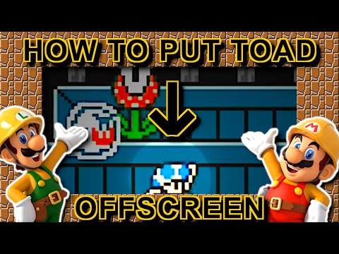 How To Off-screen With Custom Auto Scroll! - Super Mario Maker 2