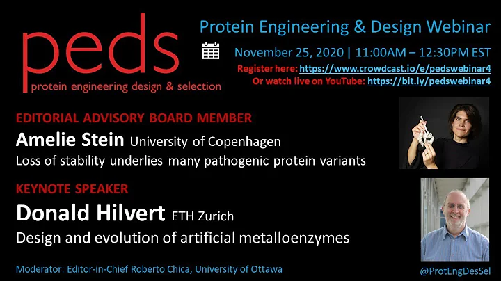PEDS Protein Engineering and Design Webinar | Nove...