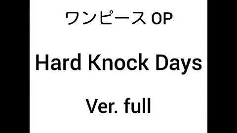ワンピースハードノック