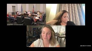 September 7, 2023 Board of Education Retreat