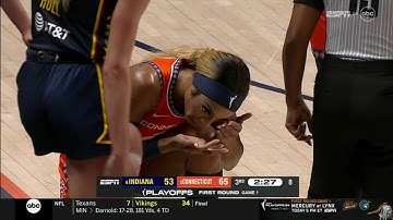 Caitlin Clark PAYBACK, Knocks Contact Out Of Dijonai Carrington