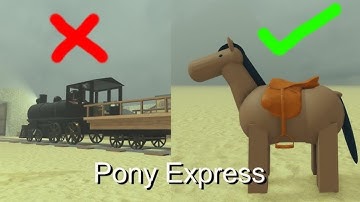 Pony Express challenge🐴🦄|Roblox|Dead rails