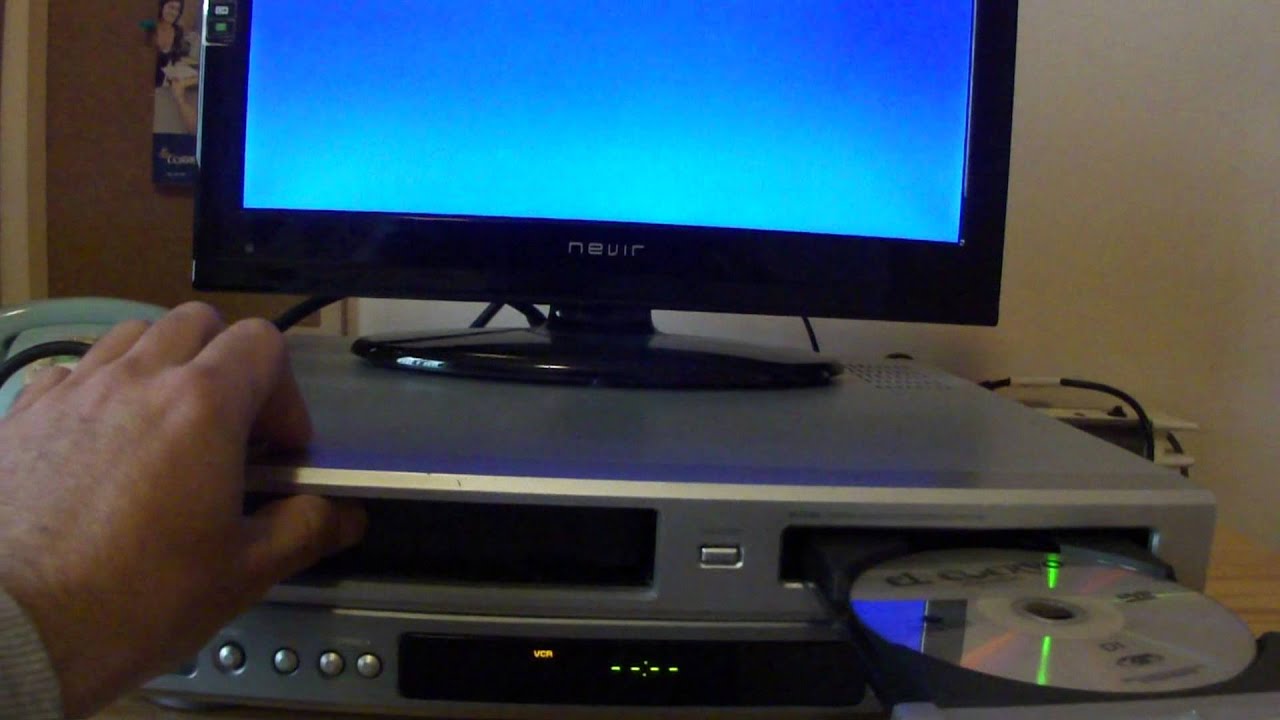 Funcionamiento Video DVD VHS Daewoo SD-9100G - YouTube