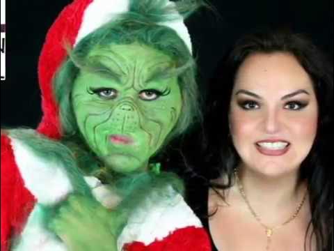 FEMALE GRINCH Makeup Tutorial 