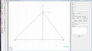 simple truss analysis using STAAD