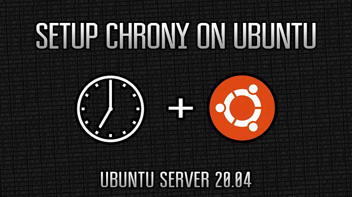 Setup a Ubuntu NTP Server Using Chrony