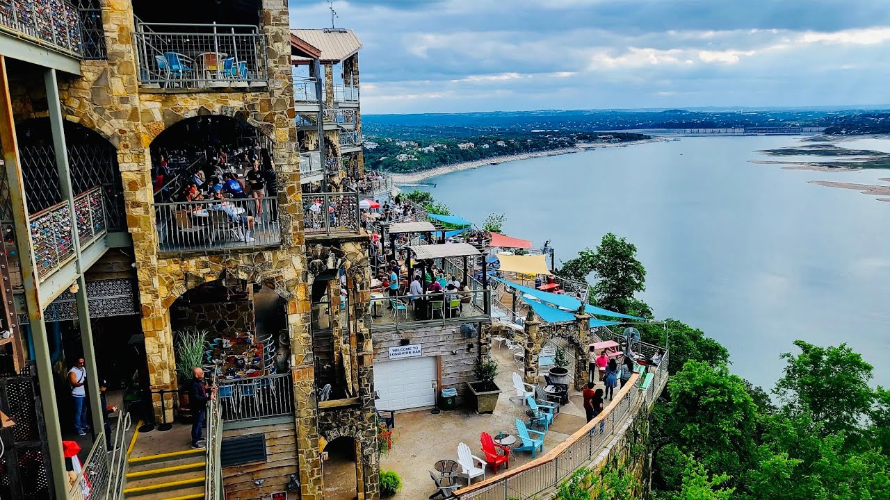 The Oasis on Lake Travis/ Exploring Austin,TX [4K] walking