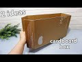 3 Transforming old cardboard boxes into clever DIY treasures!