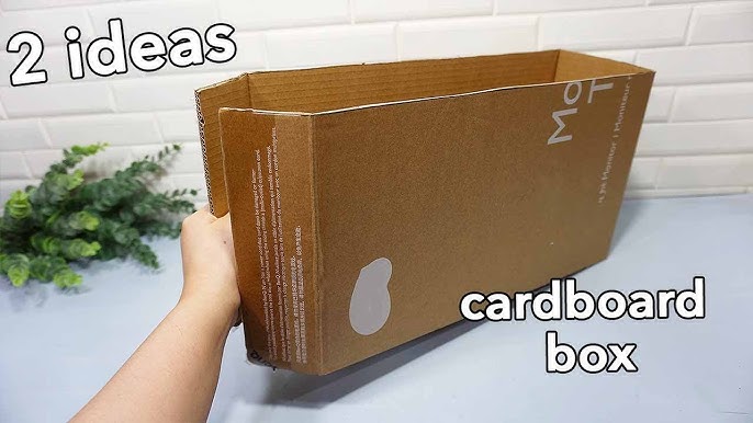 🔊You can still use cardboard boxes so don't throw them away. These are the  two easy ideas you can do 