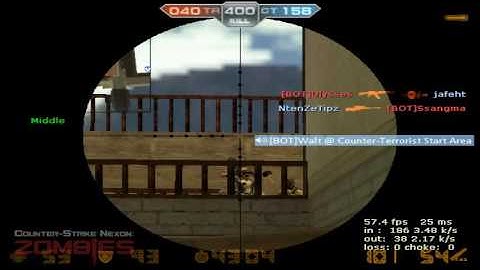Counter-Strike Nexon: Zombies Bot Team Deathmatch part 2