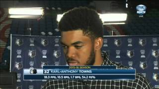 Karl-Anthony Towns on Tom Thibodeau: \\