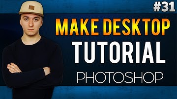 Adobe Photoshop CC: How To Make A Desktop Wallpaper EASILY! - Tutorial #31