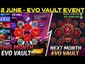 NEXT JUNE MONTH EVO VAULT EVENT FREE FIRE 2026 | 2 JUNE 100% *CONFIRM* FF NEW EVO GUN SKIN