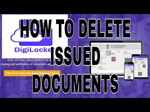 How to delete Digi locker issued documents part 2