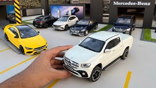 Mercedes-Benz Luxury Car Collection | PART 2 | 1:18 Scale Mercedes Dealership | Diecast Model Cars