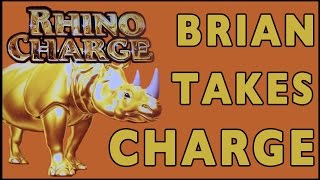 Brian Takes Charge 😮 RHINO CHARGE ✦ Theme Thursdays Live Play ✦ Slot Machine Pokies at MGM screenshot 4