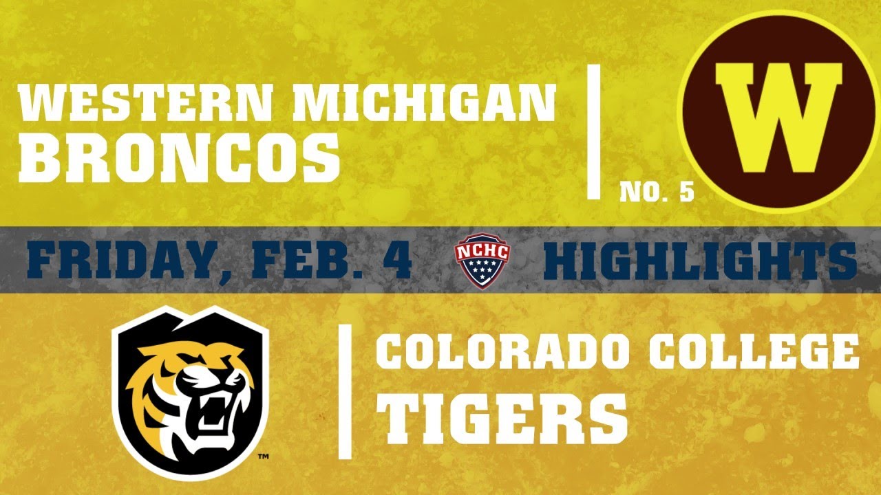 Western Michigan at Colorado College Highlights 2/4/22 | NCHC Highlights