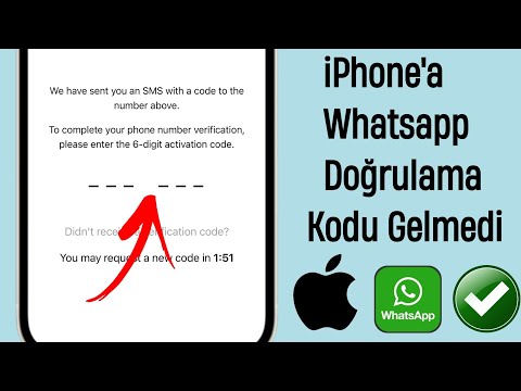iPhone'da WhatsApp doğrulama kodunun alınmaması nasıl düzeltilir?