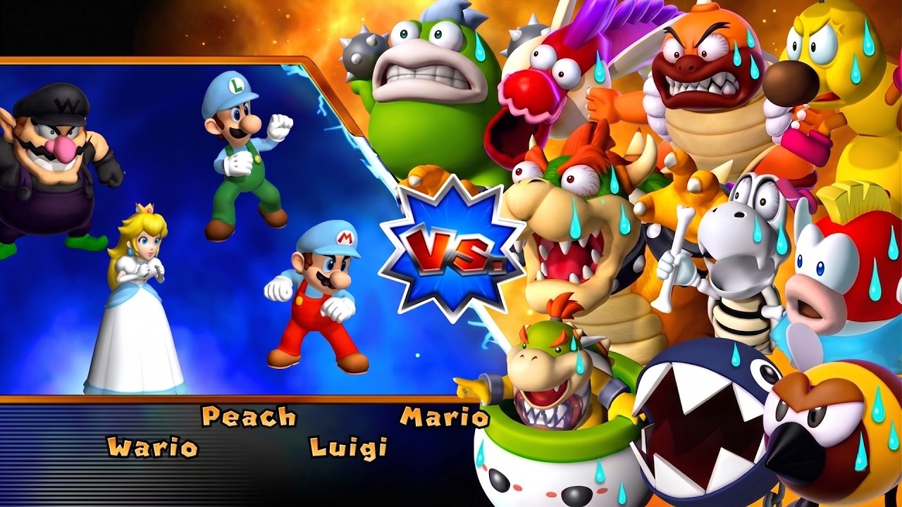 マリオパーティ9】ボスラッシュ対決！マリオVsルイージVsピーチVs