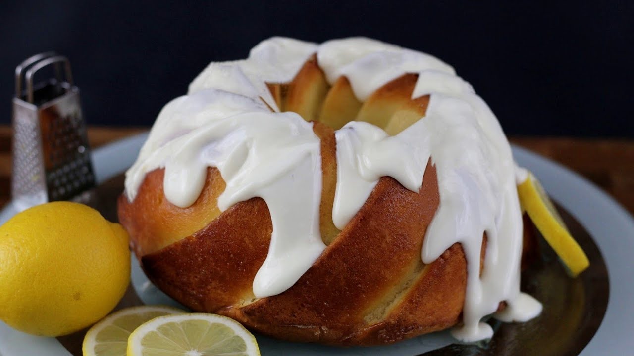 Lemon bundt cake with Frosting/ best lemon cake recipe/how to make a ...