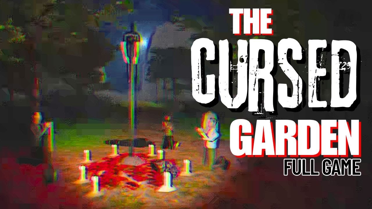 The Cursed Garden Full Playthrough | Short Indie Horror Game | Made by Amine Developer | itch.io