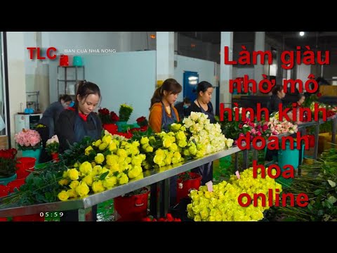 Làm giàu nhờ mô hình kinh doanh hoa online