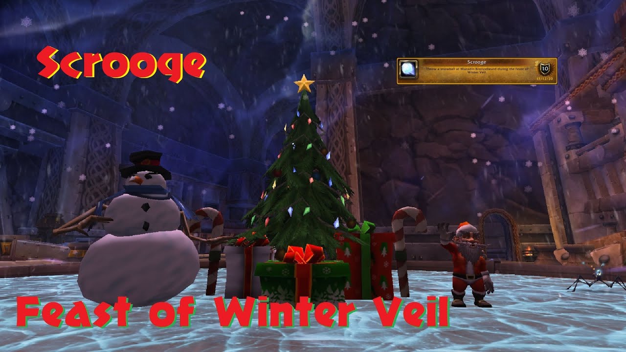 Scrooge Guide Achievement Feast of Winter Veil World Event World of