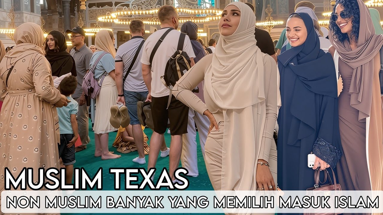 NON MUSLIM TEXAS BANYAK YANG MEMILIH MASUK ISLAM