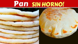 PAN PITA Pan ÁRABE SIN HORNO! Pocos ingredientes Dulce Hogar Recetas